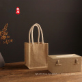 Wholesale vintage breathable no smell jute tote bag